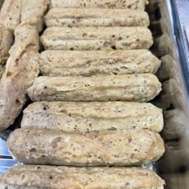 Cheese and Onion Sausages